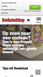 Mobile Screenshot of duckstadshop.donaldduck.nl